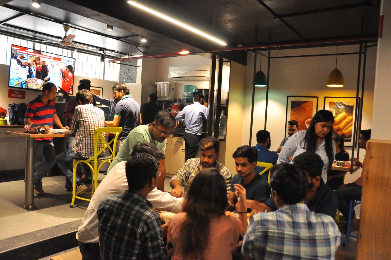 Cafeteria at Wolk Coworking Space South Delhi
